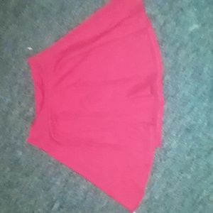 Red skirt